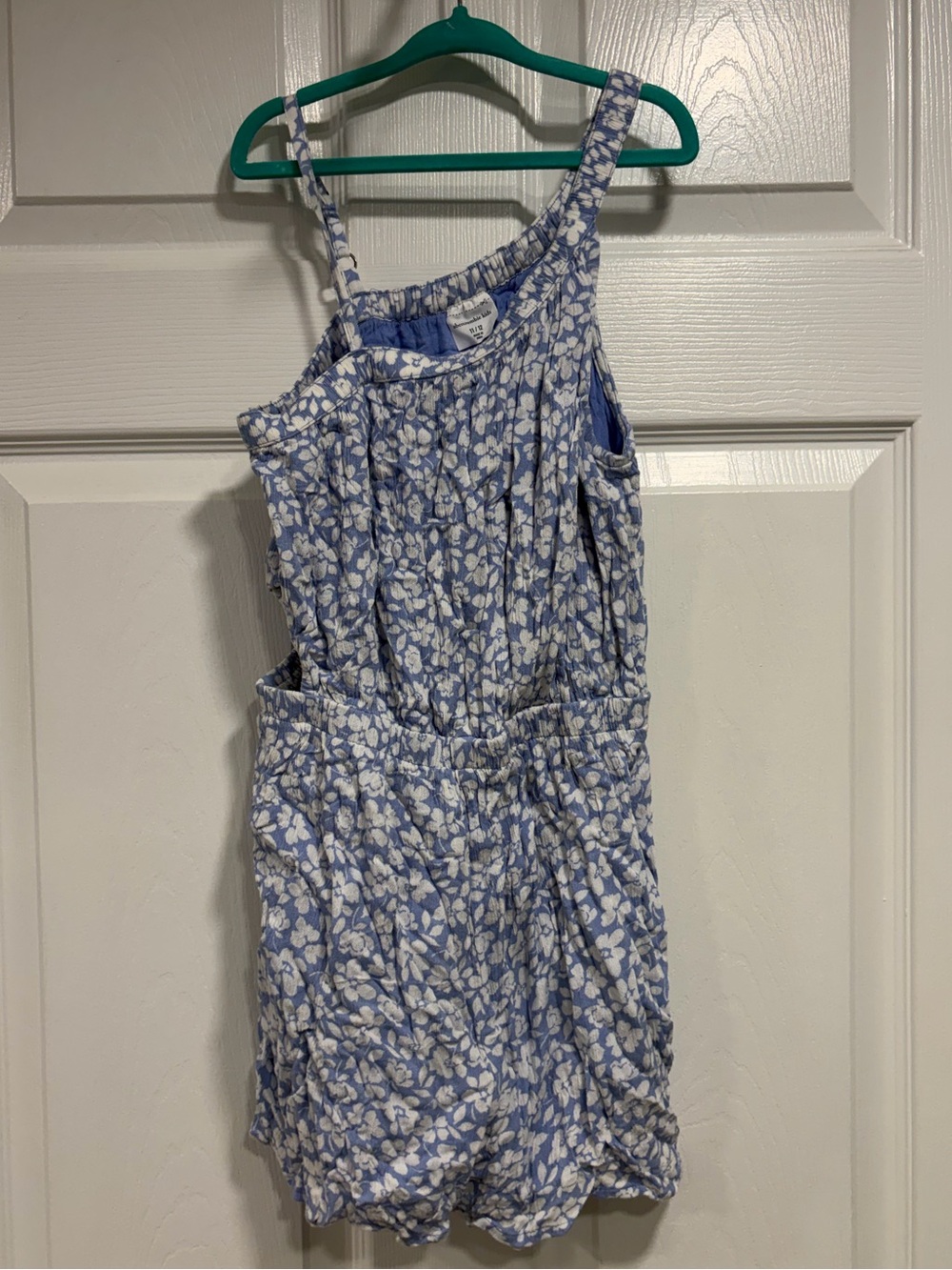 abercrombie kids Light Blue Floral Romper